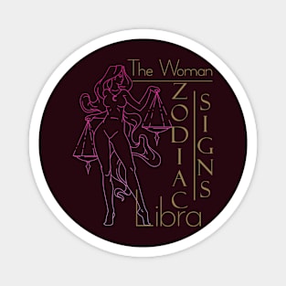 The women Libra Magnet